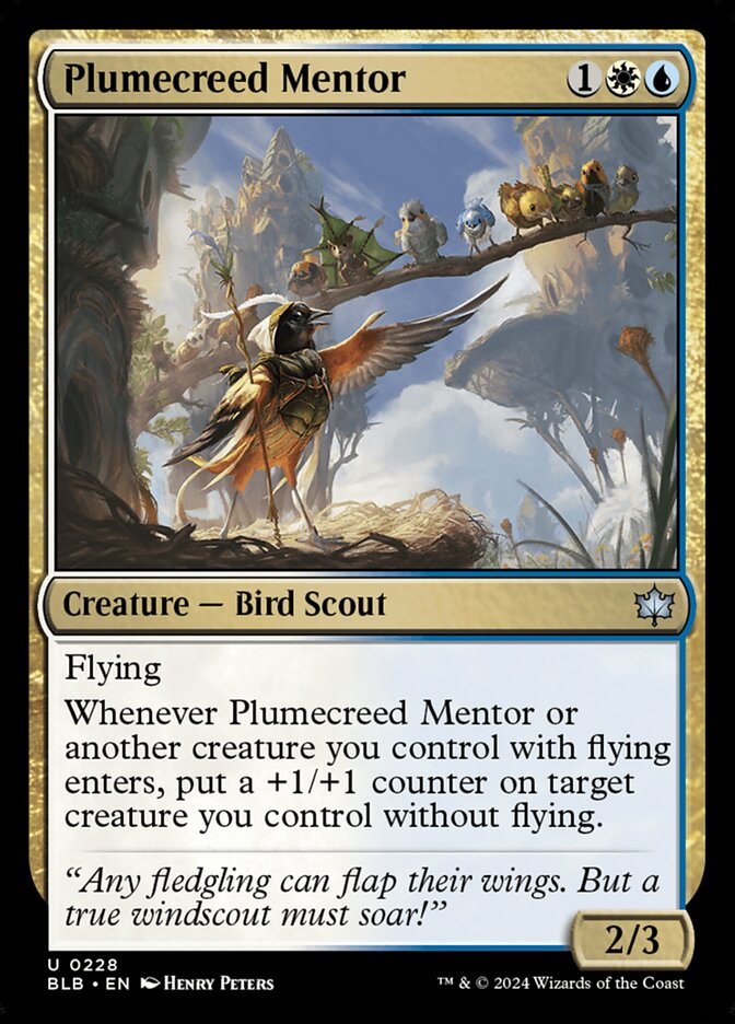 Plumecreed Mentor front