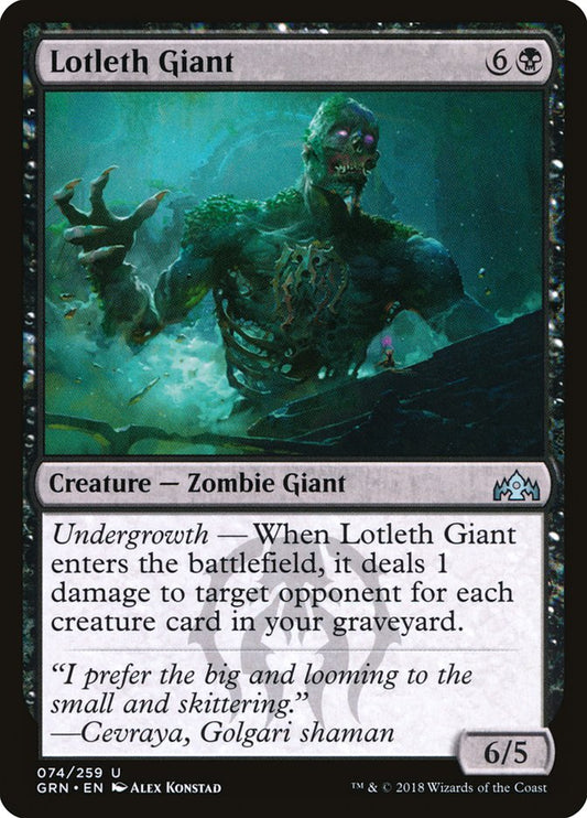 Lotleth Giant front