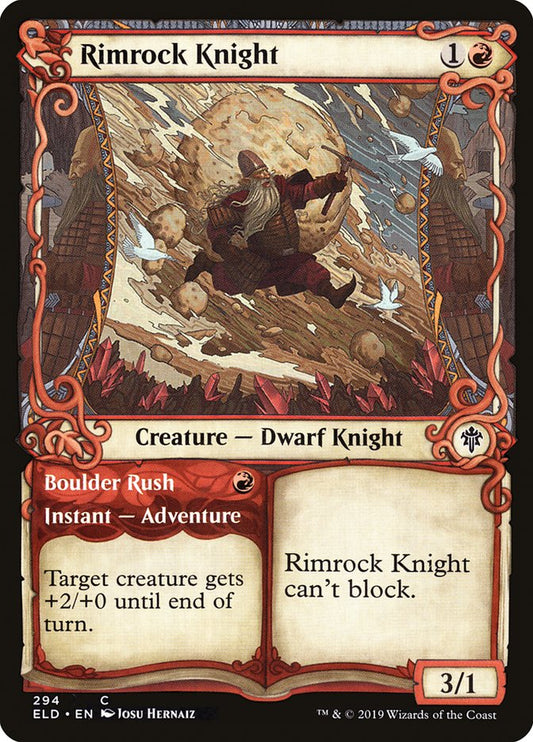 Rimrock Knight // Boulder Rush front