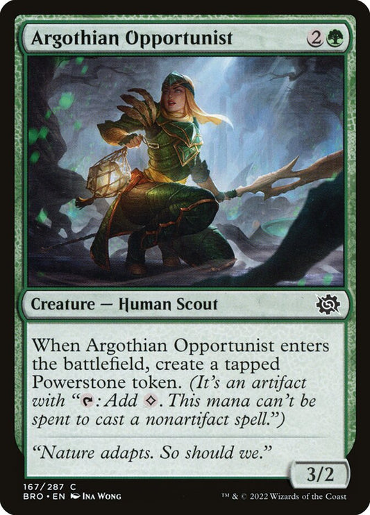 Argothian Opportunist front
