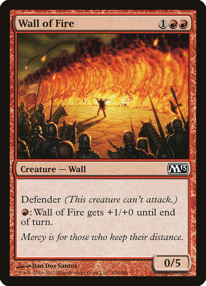 Wall of Fire front