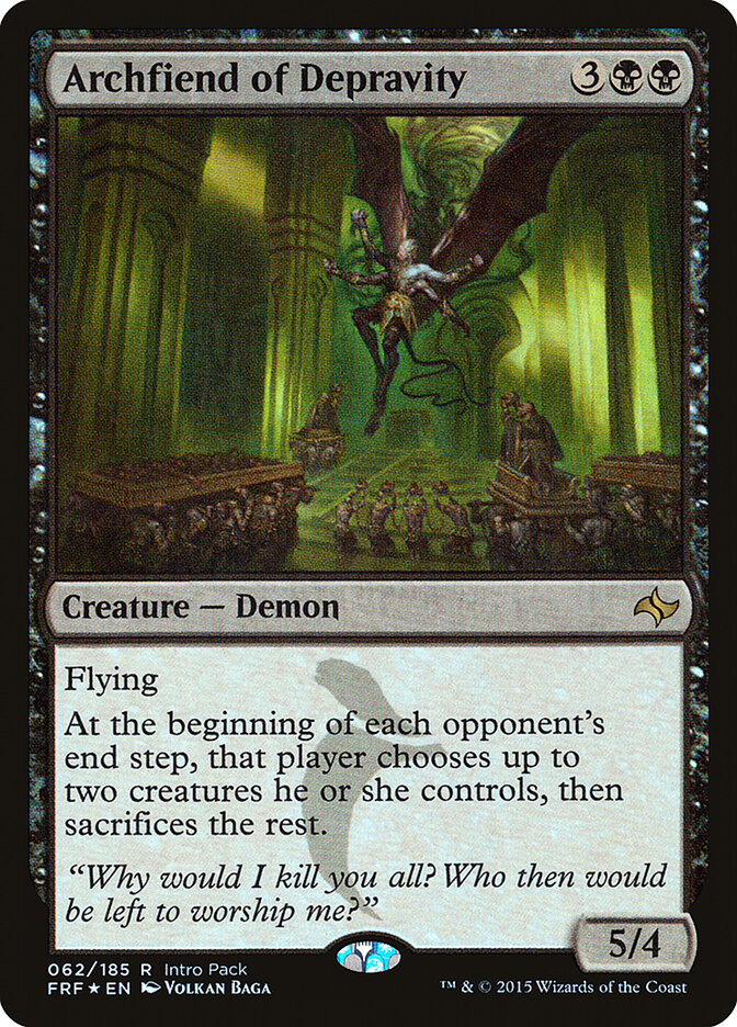 Archfiend of Depravity front