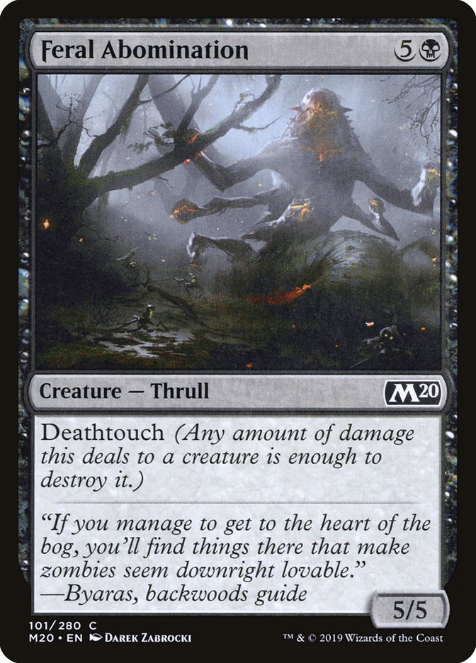 Feral Abomination front