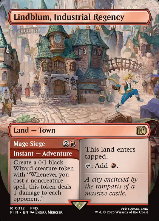 Lindblum, Industrial Regency // Mage Siege front