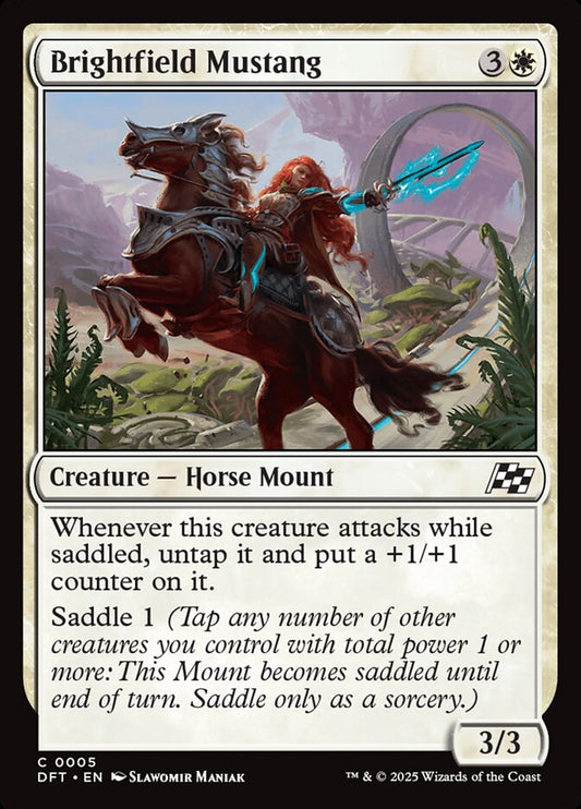 Brightfield Mustang front