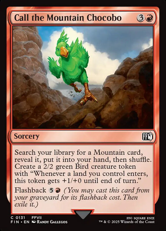 Call the Mountain Chocobo front