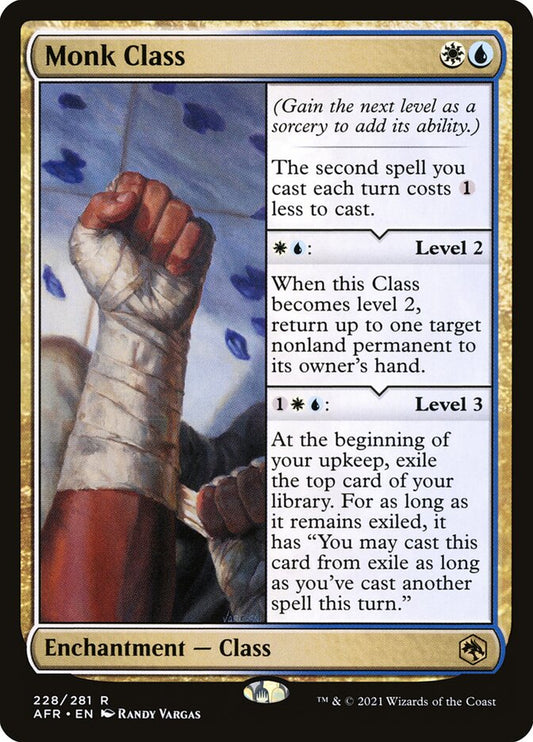 Monk Class front