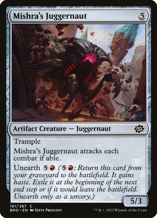 Mishra's Juggernaut front