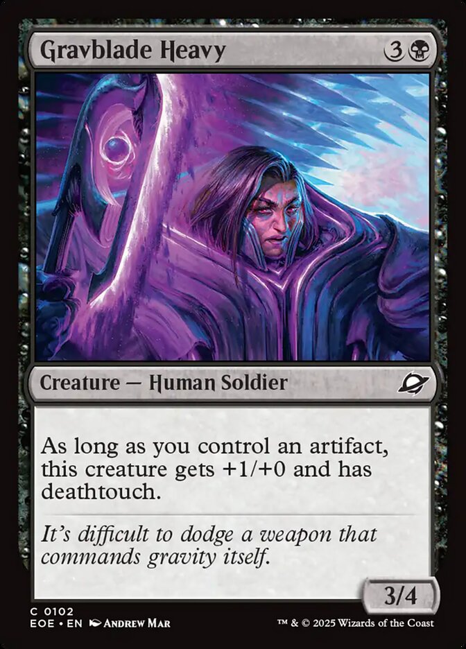 Gravblade Heavy front