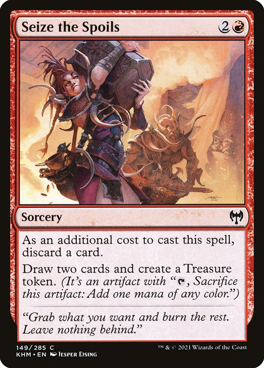 Seize the Spoils front