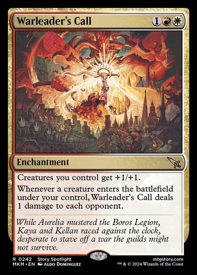 Warleader's Call front