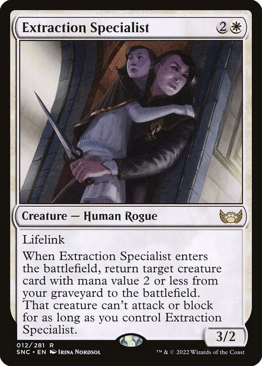Extraction Specialist front
