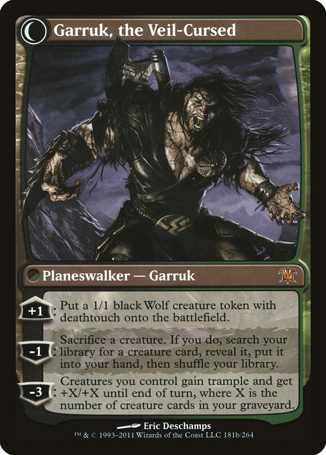 Garruk Relentless // Garruk, the Veil-Cursed back