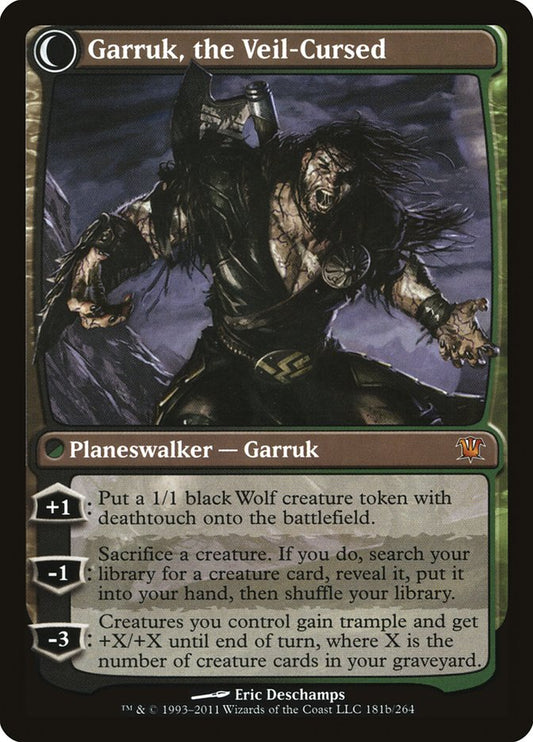 Garruk Relentless // Garruk, the Veil-Cursed back