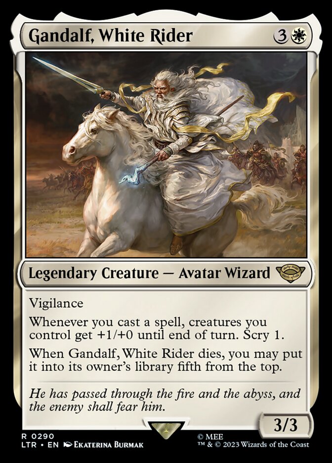 Gandalf, White Rider front
