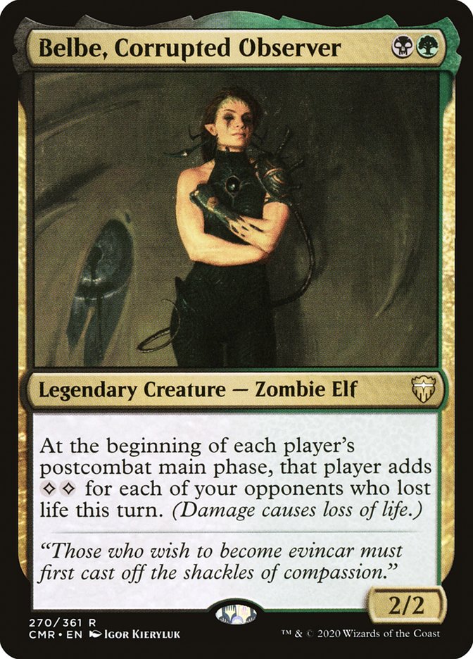 Belbe, Corrupted Observer front