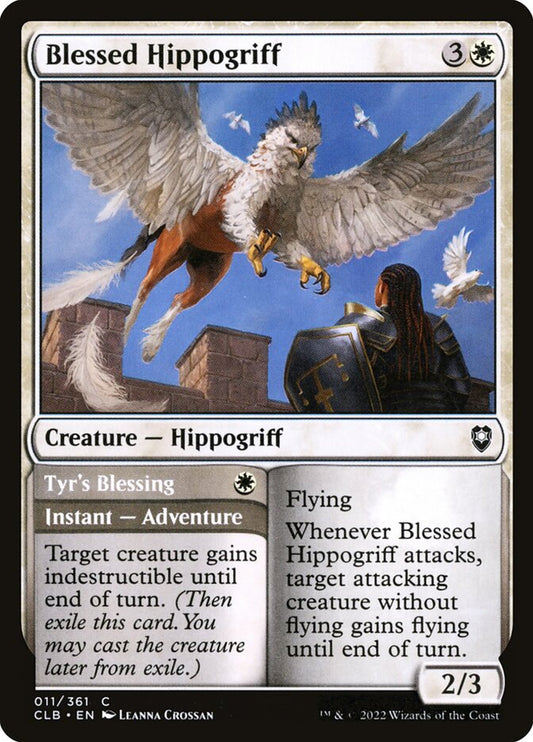 Blessed Hippogriff // Tyr's Blessing back