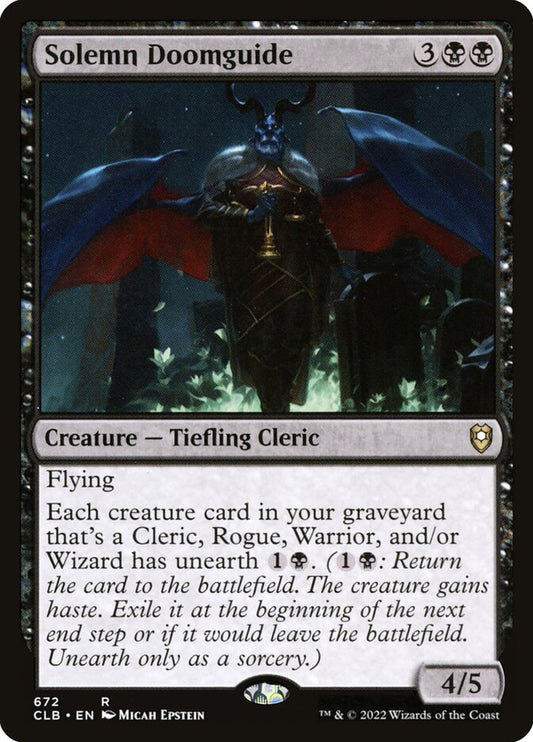 Solemn Doomguide front