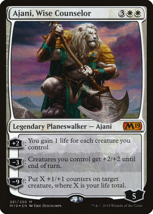 Ajani, Wise Counselor front