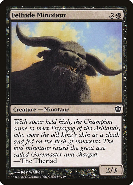 Felhide Minotaur front