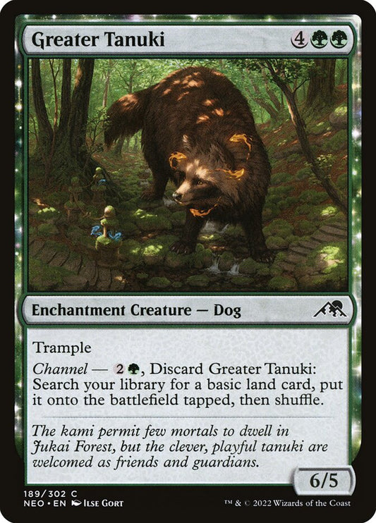 Greater Tanuki front
