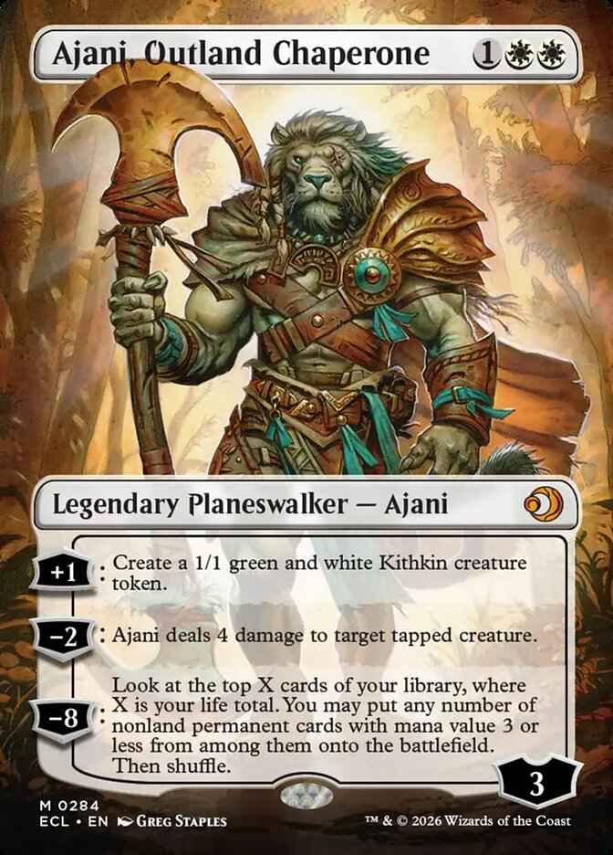 Ajani, Outland Chaperone (Full Art)