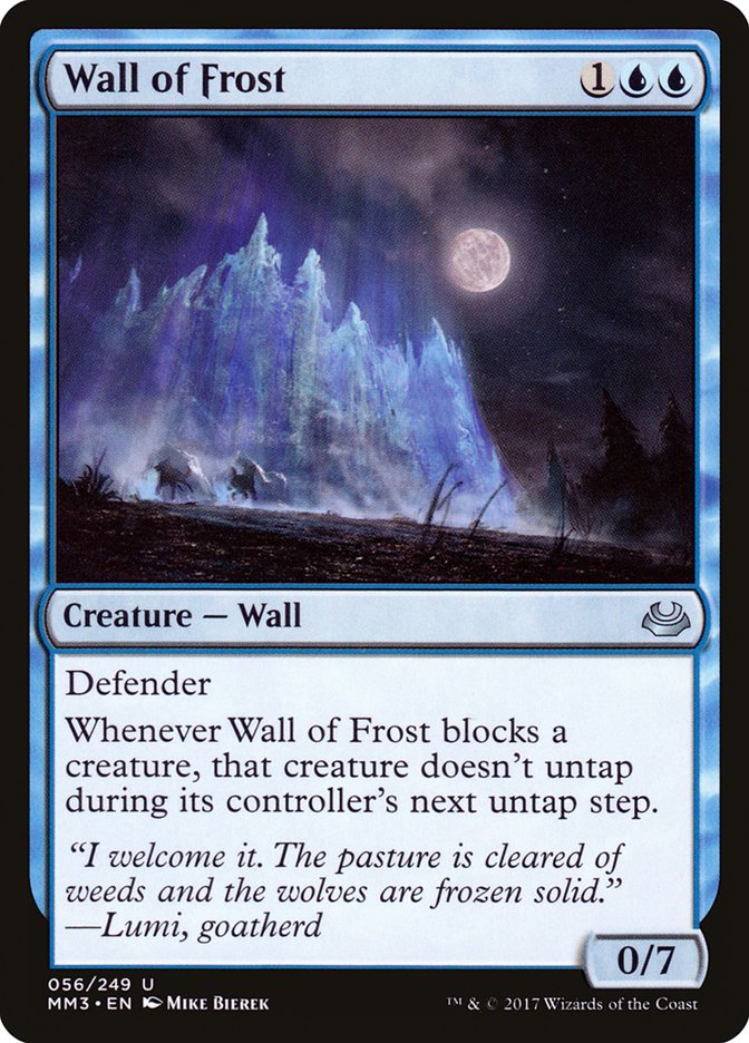 Wall of Frost front