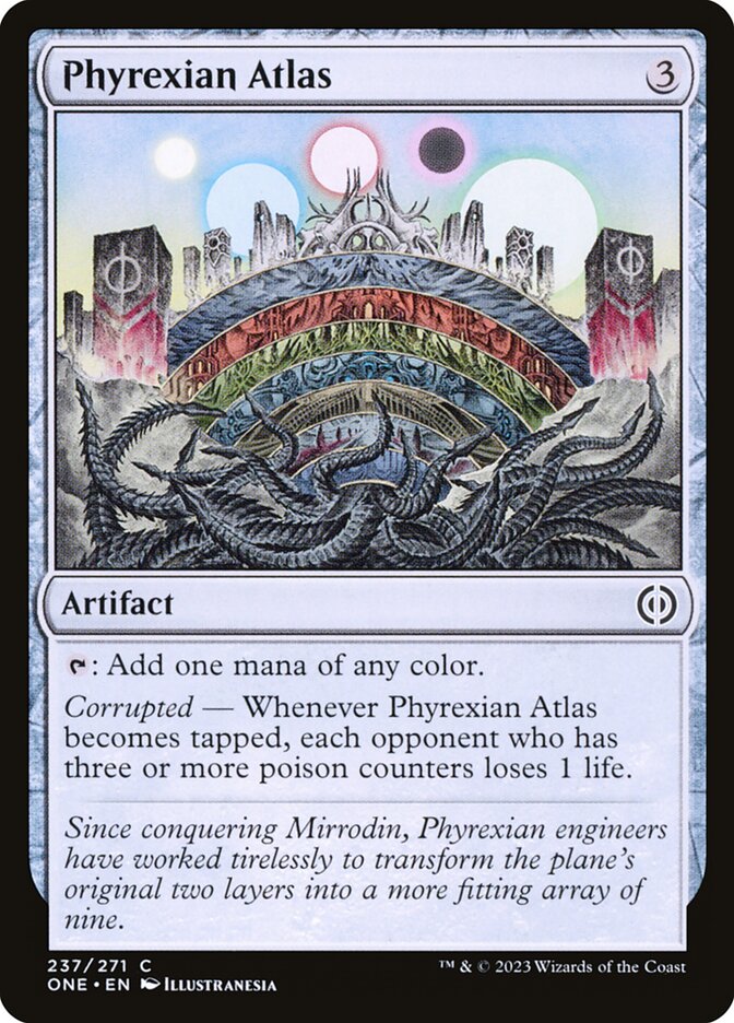 Phyrexian Atlas front