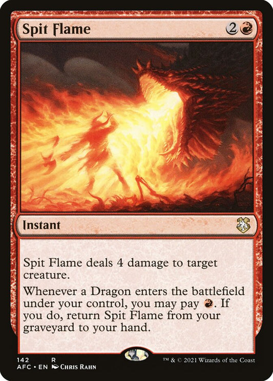 Spit Flame front