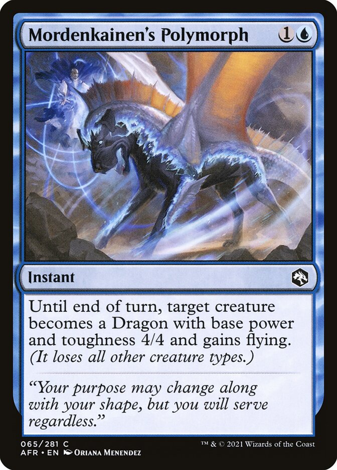 Mordenkainen's Polymorph front