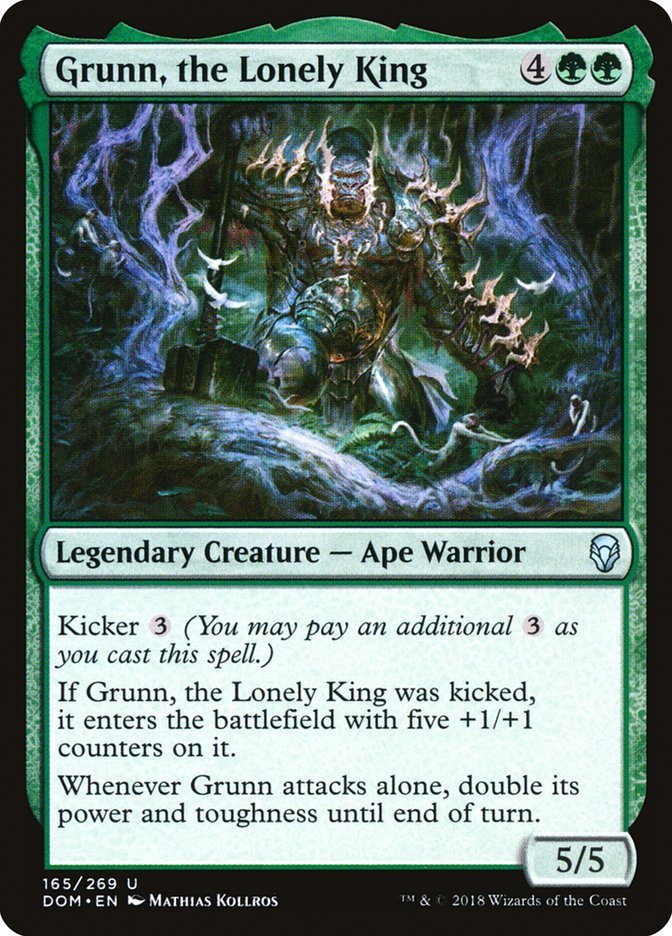 Grunn, the Lonely King front