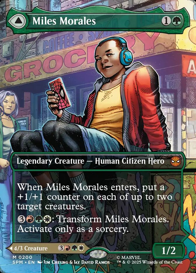 Miles Morales // Ultimate Spider-Man front