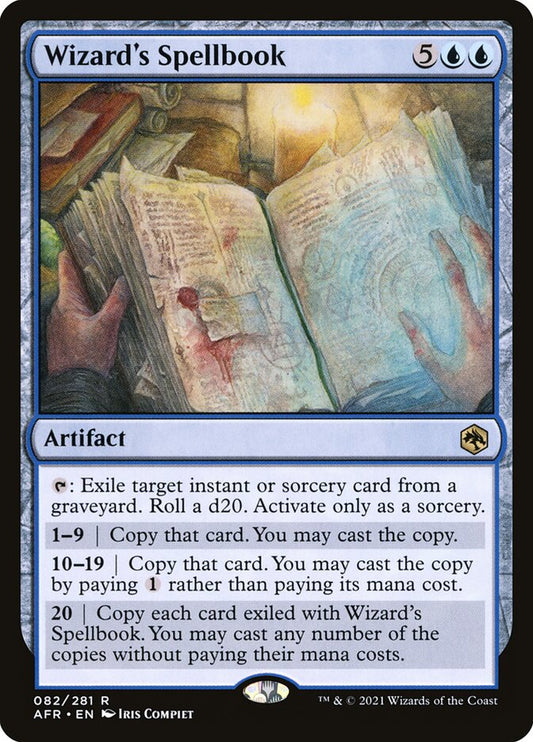 Wizard's Spellbook front