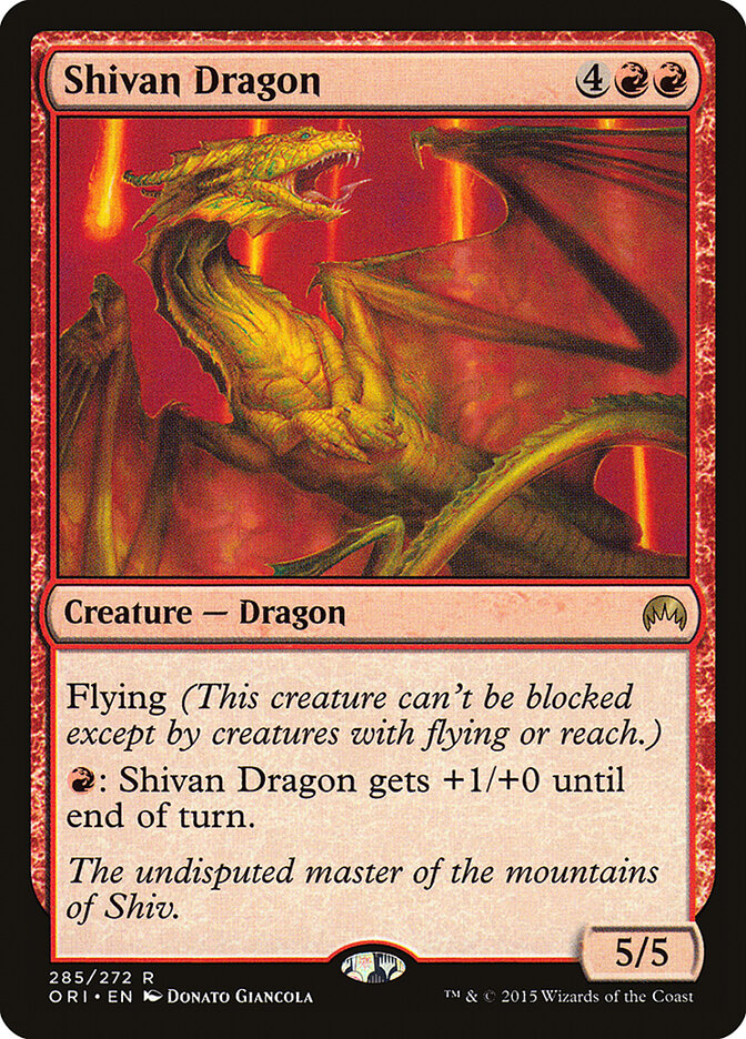 Shivan Dragon front