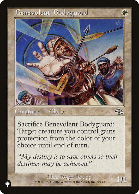 Benevolent Bodyguard front