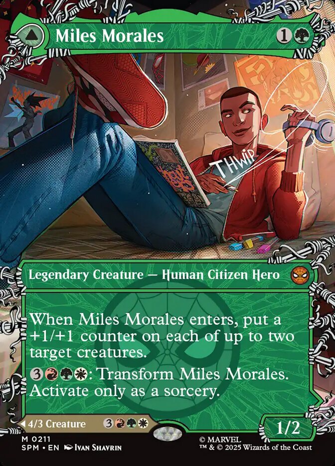 Miles Morales // Ultimate Spider-Man front