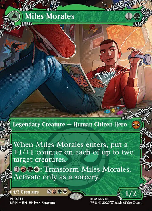 Miles Morales // Ultimate Spider-Man front