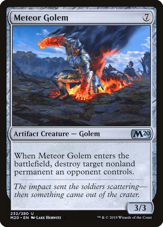 Meteor Golem front