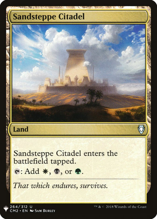 Sandsteppe Citadel front