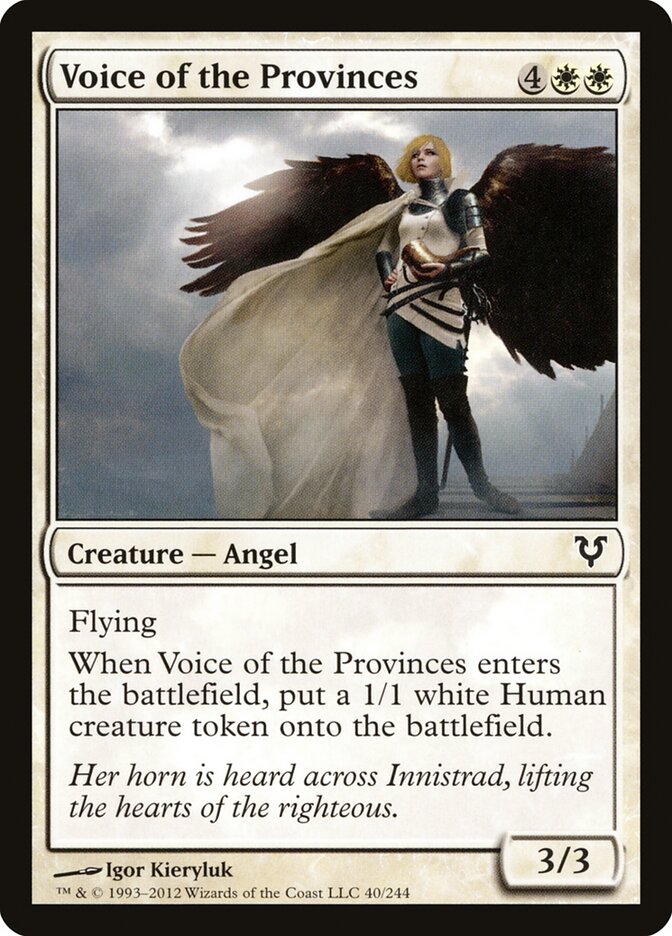 Voice of the Provinces front