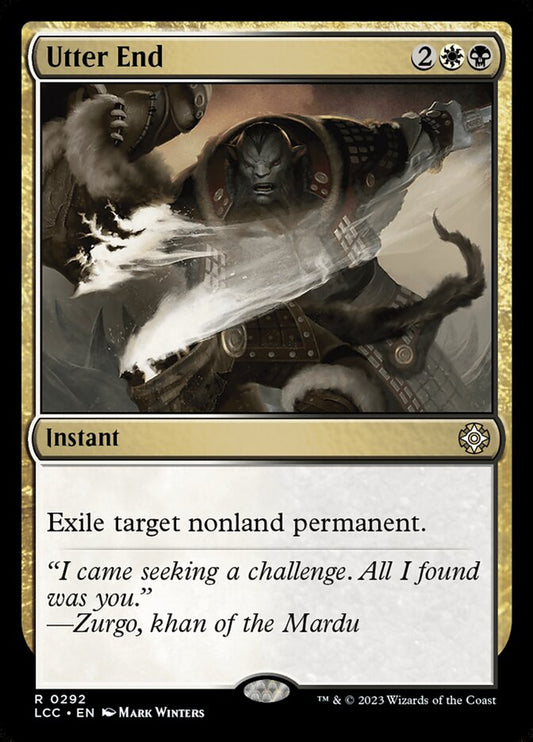 Utter End front