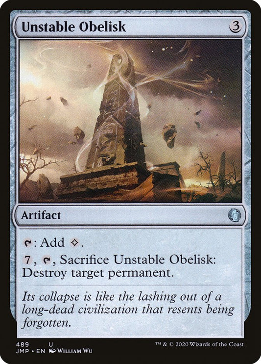 Unstable Obelisk front