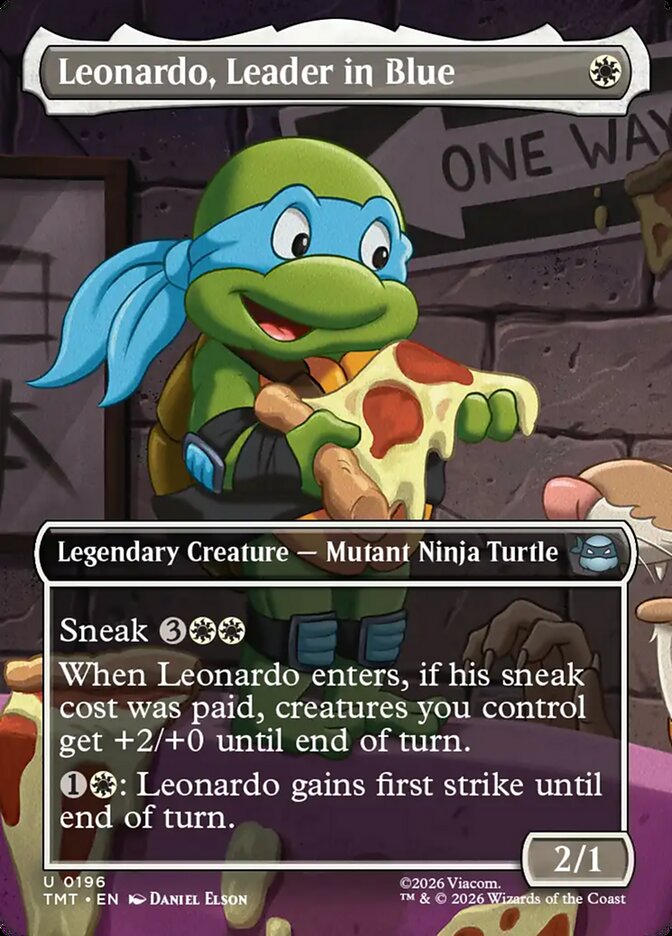 Leonardo, Leader in Blue front