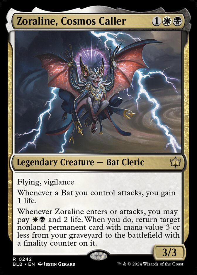 Zoraline, Cosmos Caller front
