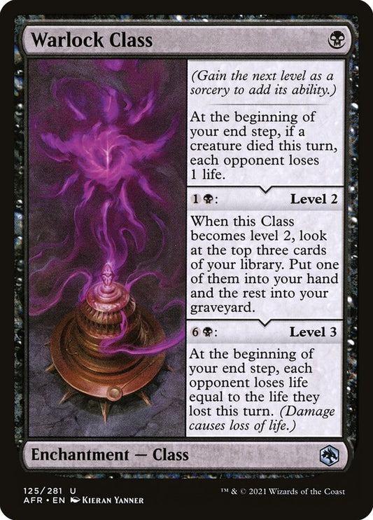 Warlock Class front