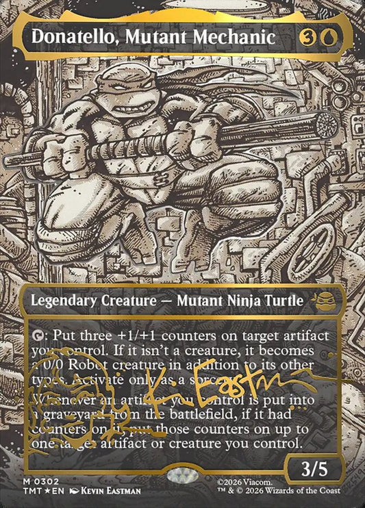 Donatello, Mutant Mechanic front