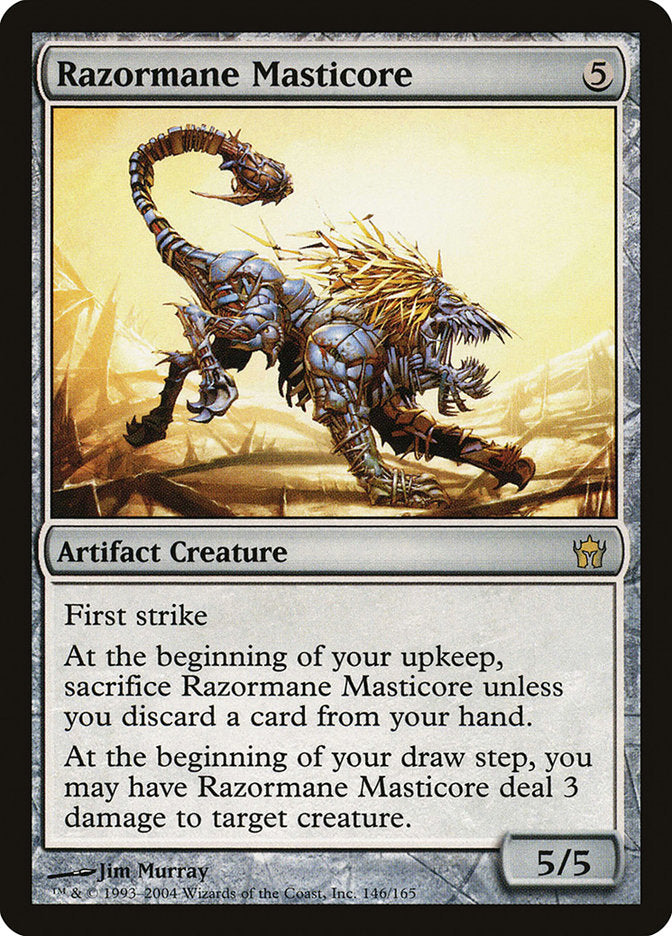 Razormane Masticore front