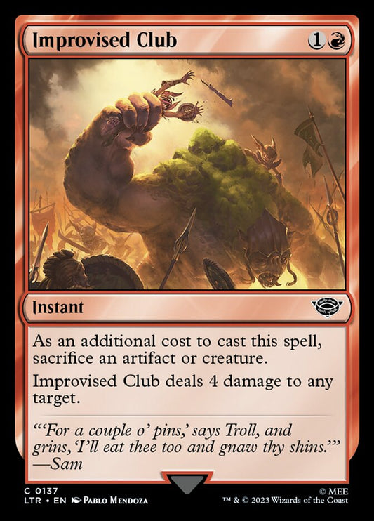 Improvised Club front