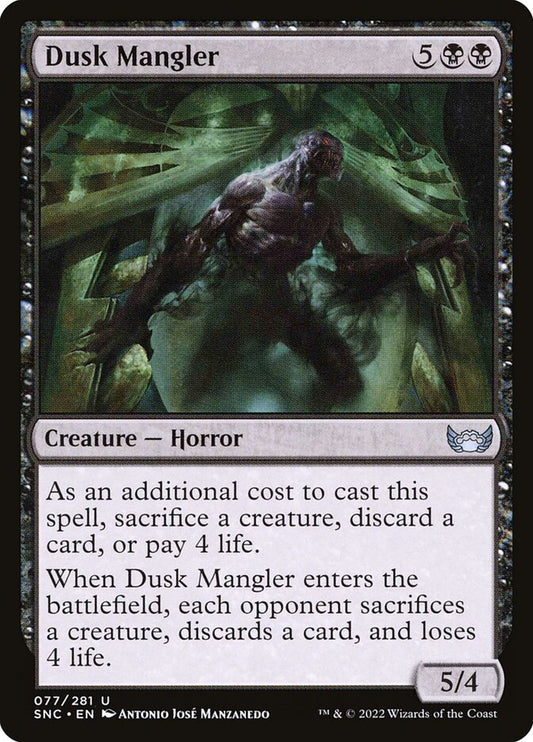 Dusk Mangler front