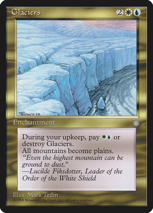 Glaciers front